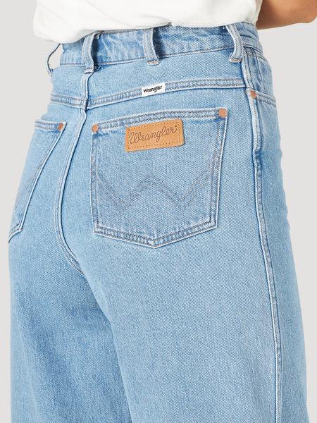Wrangler Women's Barrel Jeans, Icepop, 26W x 32L : : Fashion