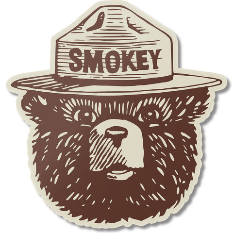 Smokey Bear Logo Magnet