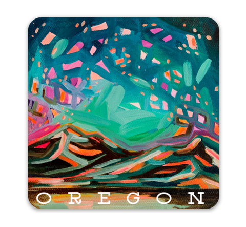 Oregon Night Skies Sticker