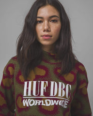 Huf Network French Terry Crew Neck Sweater