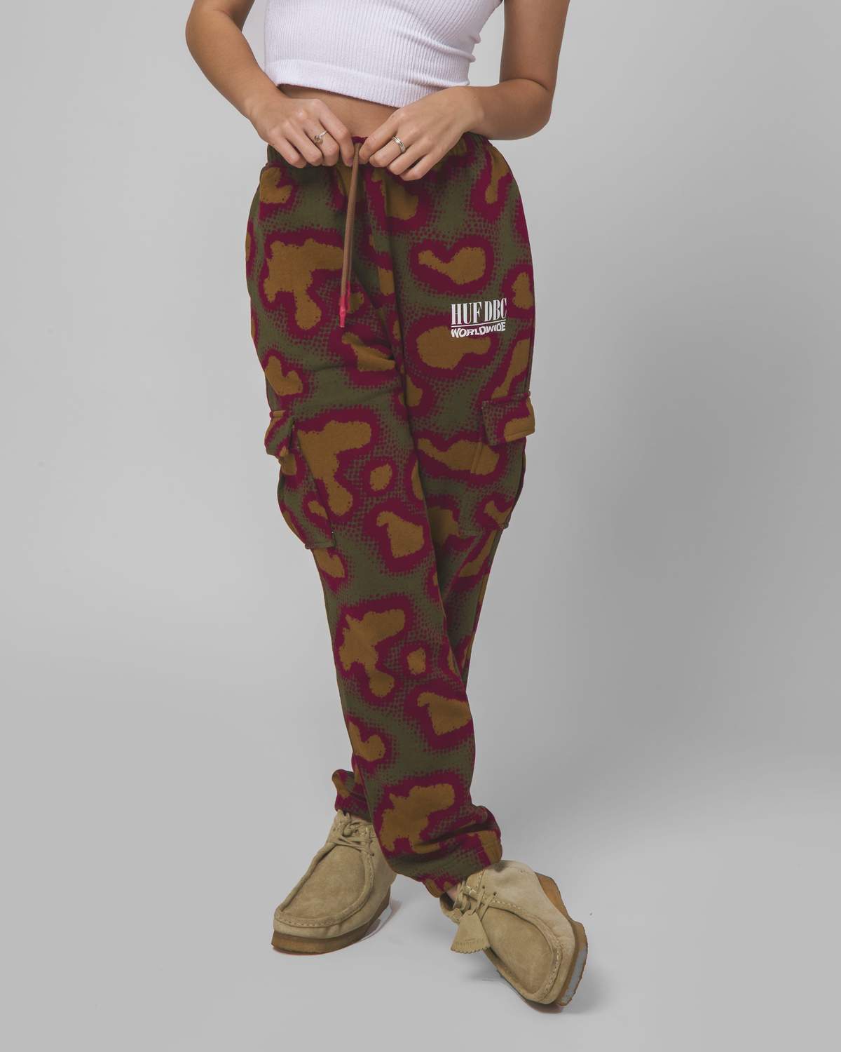 Huf Network French Terry Cargo Pant